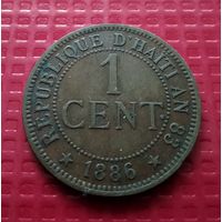 Гаити 1 сентимес 1886 г. #41102