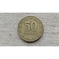 Литва 50 центов 2000
