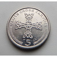 Остров Мэн 5 пенсов 2001г.
