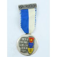 Швейцария, Памятная медаль 1972 год.  (1484)