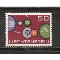 КГ Лихтенштейн 1961 Европа