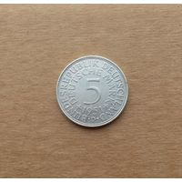 ФРГ, 5 марок 1951 г., серебро 0.625, D (Мюнхен)