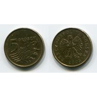 Польша. 5 грошей (2003, XF)