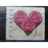 Швеция 1997 День Св. Валентина, розы