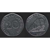 National Transport Token 20 -- 1980 - Class 508 Train (f0