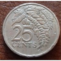 Тринидад и Тобаго 25 центов 1981