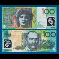 [КОПИЯ] Австралия 100 долларов 1996г. (Образец)