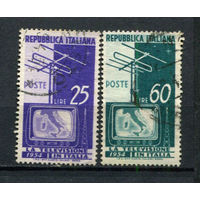 Италия - 1954 - Национальное телевидение - [Mi. 908-909] - полная серия - 2 марки. Гашеные.  (LOT H34)