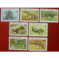 Вьетнам. Ящерицы. Хамелеоны. ( 7 марок ) 1983 года. 3-17.