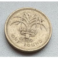 Великобритания 1 фунт, 1990 1-8-4