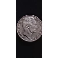 2 Гульдена.(Maximilian-2).Бавария,1885г,монета в блеске.