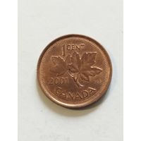 Канада 1 цент 2001