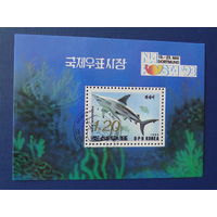 Корея 1993г. Морская фауна.