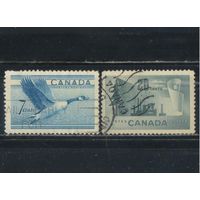 GB Доминион Канада 1952 Гусь канадский Бумажное производство Стандарт #274,275