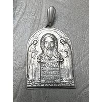 Икона образок медальон Иисус спас 925