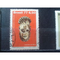 Бразилия 1977 Фестиваль африканской культуры, ритуальная маска