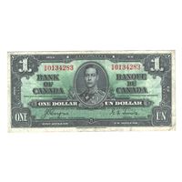 Канада 1 доллар 1937 года. Состояние XF