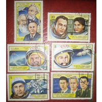 Марки серии Куба космос 1981