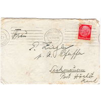 Почт. конверт, Германия, 1939 г. (с письмом)