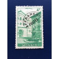 Монако 1948 год Служебная Марка Архитектура Здание Mi:384V Гашеная
