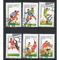 Чемпионат мира по футболу в Мехико Венгрия 1986 год серия из 6 марок