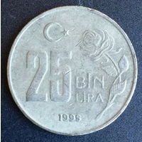 Турция 25000 лир 1999