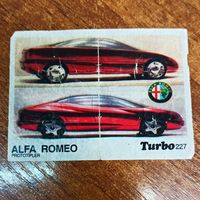 Turbo #227 (Турбо) Вкладыш жевачки Турба. Жвачки