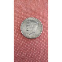 Пол доллара США 1964 г. Серебро 925 пробы