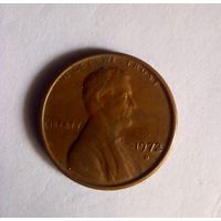 1цент США 1972D