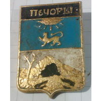 Значок герб г. Печоры