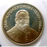 Польша 100 зл. Ян Кочановский. 1980г. 10000шт.Редкая