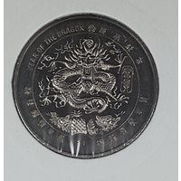 Либерия 1 доллар 2000 Миллениум - Год дракона /дракон смотрит прямо/