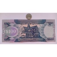 Werty71 Гайана 100 долларов 2022 UNC банкнота
