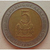 Кения 5 шиллингов 1997 г.