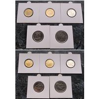 Распродажа с 1 рубля!!! Кувейт набор 5 монет (5, 10, 20, 50,10 филсов) 2012 г. UNC