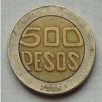 Колумбия 500 песо 2006 г.