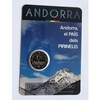 2 евро 2017 Андорра  Андорра - страна в Пиренеях BU