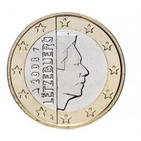 Люксембург 1 евро, 2003 UNC из ролла