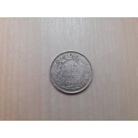 1 франк швейцария 1987