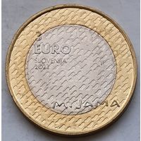 Словения 3 евро 2022 г. 150 лет со дня рождения Матия Яма
