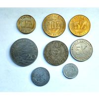 8 монет Конго-Заир. Одним лотом