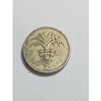 Великобритания 1 фунт   1990  года .