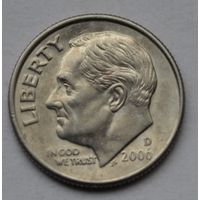 США, 10 центов (1 дайм), 2006 г. D