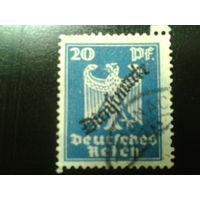 Германия 1924 надпечатка