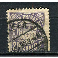 Германия - Кёльн (B.) - Местные марки - 1897/1899 - Герб 2Pf - [Mi.12c] - 1 марка. Гашеная.  (Лот 92CX)