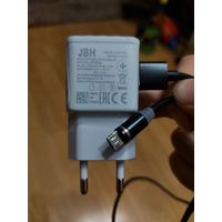 Новое зарядное устройство в пленке JBH (5V, 2A) + магнитный кабель быстрой зарядки