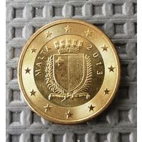 Мальта. 50 евроцентов 2013. UNC
