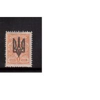 Украина-1919,(Заг.1)  * , Гражданская война, Украинская Держава, Надп. на марках России(2)