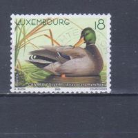 [1178] Люксембург 2000. Фауна.Птицы.Кряква. Гашеная марка.