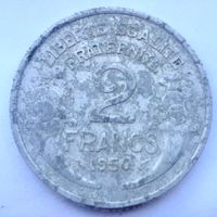 Франция 2 франка, 1950 (3-12-169)